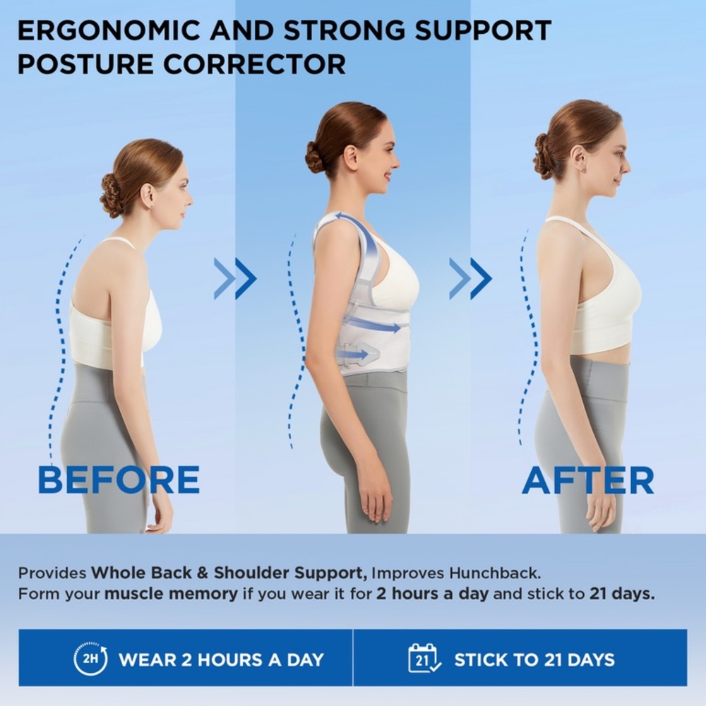 Vicorrect- Posture Corrector Back Support Brace -… - image 3